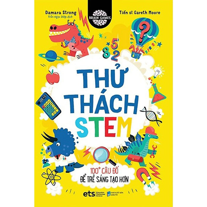 Sách - Thử Thách Stem, 100+ Câu Đố Để Trẻ Sáng Tạo Hơn Sách - Thử Thách Stem, 100+ Câu Đố Để Trẻ Sáng Tạo Hơn