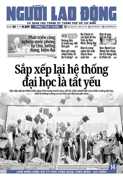 Nhật Báo Người Lao Động Từ Ngày 29-09-2025 Đến 05-10-2025 Nhật Báo Người Lao Động Từ Ngày 29-09-2025 Đến 05-10-2025