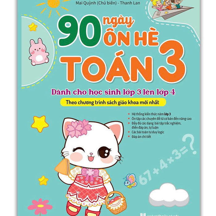 Sách 90 Ngày Ôn Hè Toán 3 (Dành Cho Học Sinh Lớp 3 Lên Lớp 4)(Theo Chương Trình Sgk Mới Nhất) Sách 90 Ngày Ôn Hè Toán 3 (Dành Cho Học Sinh Lớp 3 Lên Lớp 4)(Theo Chương Trình Sgk Mới Nhất)