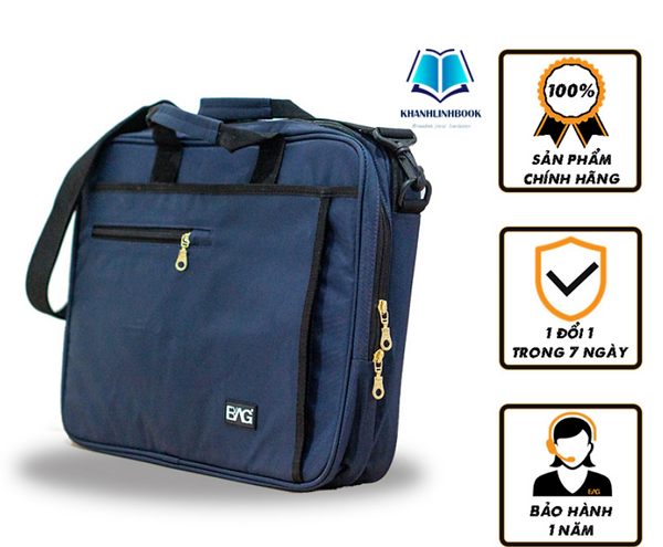 Cặp Laptop Văn Phòng - Xanh Than (Kp)