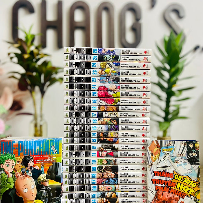 One Punch Man Full 27 Tập + Cẩm Nang Anh Hùng + Tờ Phát Hành (Số Lượng Có Hạn) - Chang Book One Punch Man Full 27 Tập + Cẩm Nang Anh Hùng + Tờ Phát Hành (Số Lượng Có Hạn) - Chang Book
