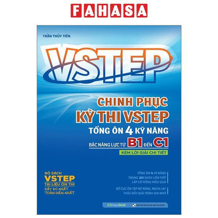 Vstep - Chinh Phục Kỳ Thi Vstep - Tổng Ôn 4 Kỹ Năng Bậc Năng Lực Từ B1 Đến C1 Vstep - Chinh Phục Kỳ Thi Vstep - Tổng Ôn 4 Kỹ Năng Bậc Năng Lực Từ B1 Đến C1