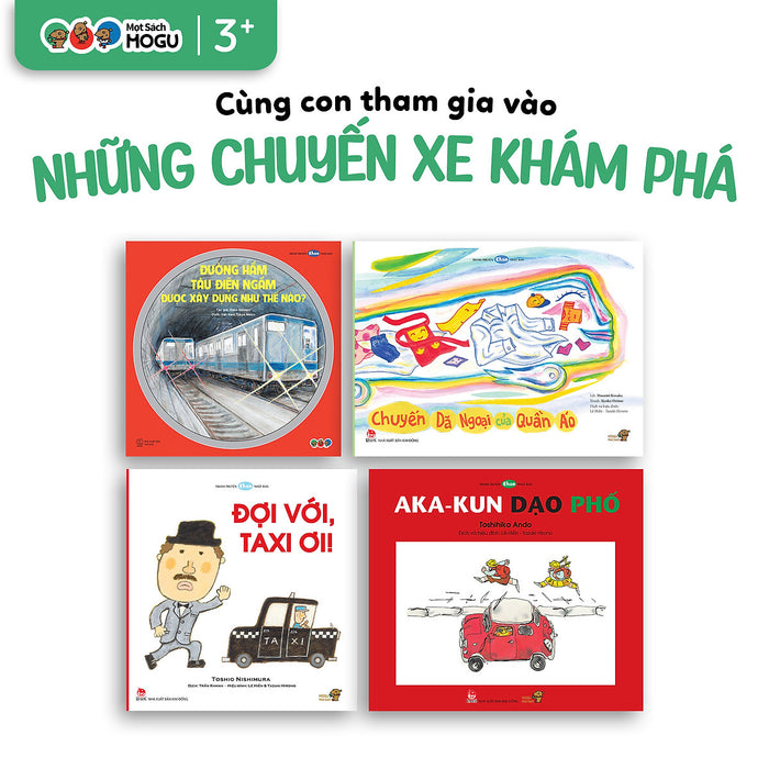 Truyện Ehon Bé 3-4-5 Tuổi - Bộ 4 Cuốn Những Chuyến Xe Khám Phá Truyện Ehon Bé 3-4-5 Tuổi - Bộ 4 Cuốn Những Chuyến Xe Khám Phá