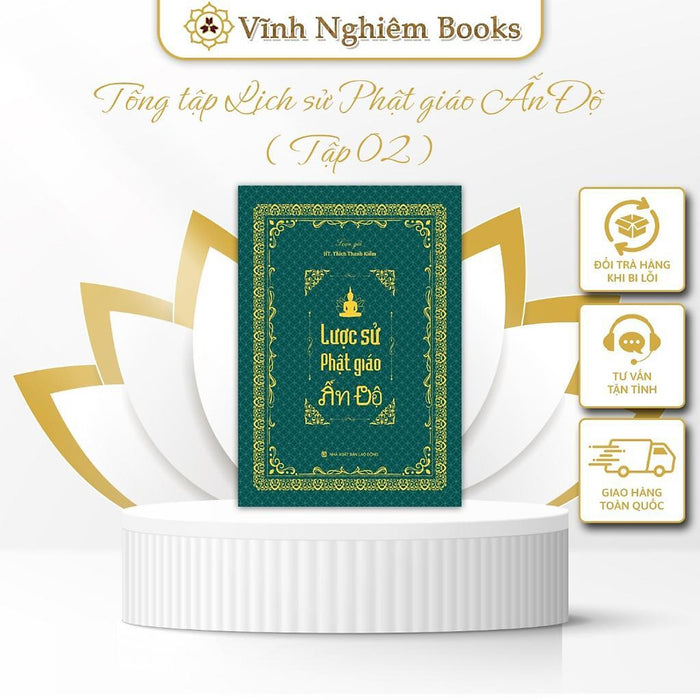 Sách - Lược Sử Phật Giáo Ấn Độ - Tổng Tập Lịch Sử Phật Giáo Ấn Độ - Tập 2 - Vĩnh Nghiêm Books Sách - Lược Sử Phật Giáo Ấn Độ - Tổng Tập Lịch Sử Phật Giáo Ấn Độ - Tập 2 - Vĩnh Nghiêm Books