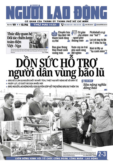 Nhật Báo Người Lao Động Từ Ngày 9-9-2024 Đến 15-9-2024 Nhật Báo Người Lao Động Từ Ngày 9-9-2024 Đến 15-9-2024