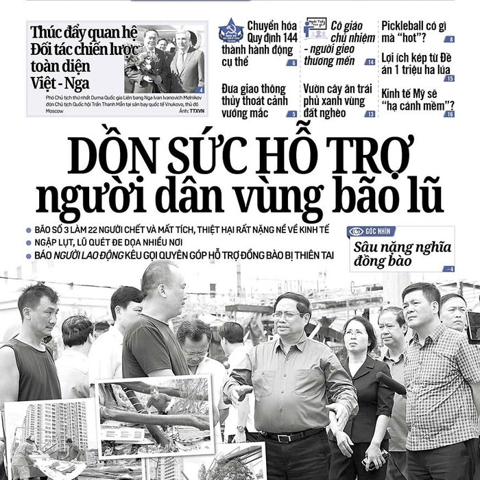 Nhật Báo Người Lao Động Từ Ngày 9-9-2024 Đến 15-9-2024 Nhật Báo Người Lao Động Từ Ngày 9-9-2024 Đến 15-9-2024