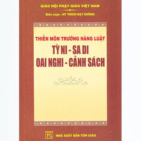 Sách - Thiền Môn Trường Hàng Luật - Tỳ Ni Sa Di Oai Nghi Cảnh  Tổ In Ấn Kinh Phật