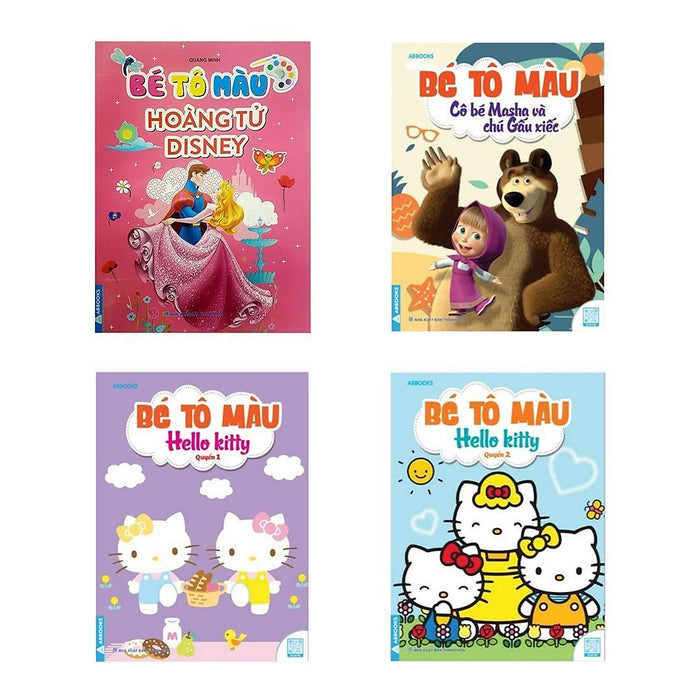 Sách - Bé Tô Màu - Chủ Đề Dành Cho Bé Gái Sách - Bé Tô Màu - Chủ Đề Dành Cho Bé Gái