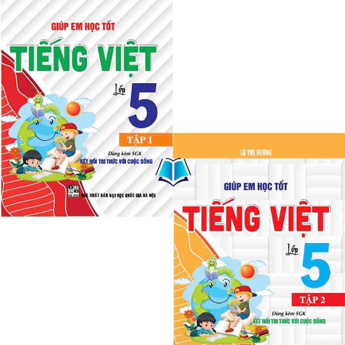 Sách - Giúp Em Học Tốt Tiếng Việt Lớp 5 - Tập 1 + 2 (Kết Nối Tri Thức Với Cuộc Sống) -Ha Sách - Giúp Em Học Tốt Tiếng Việt Lớp 5 - Tập 1 + 2 (Kết Nối Tri Thức Với Cuộc Sống) -Ha