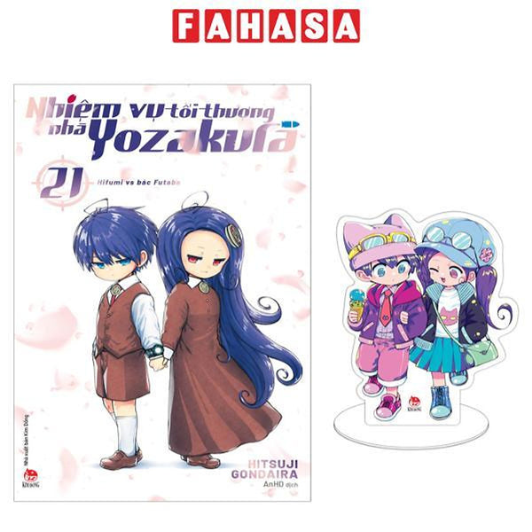 Sách - Nhiệm Vụ Tối Thượng Nhà Yozakura - Tập 21 - Hifumi Vs Bác Futaba - Tặng Kèm Standee Chân Đế Ivory