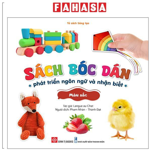 Sách - Sách Bóc Dán Phát Triển Ngôn Ngữ Và Nhận Biết - Màu Sắc