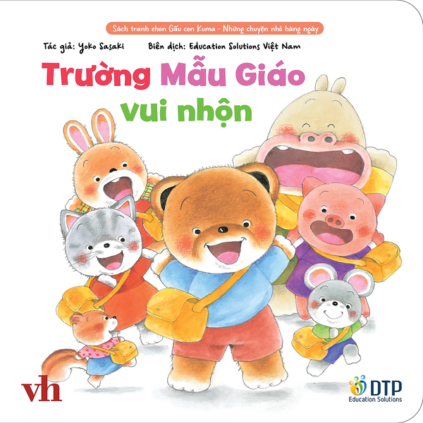 Sách - Dtpbooks - Trường Mẫu Giáo Vui Nhộn - Sách Tranh Ehon Gấu Con Kuma - Những Chuyện Nhỏ Hàng Ngày