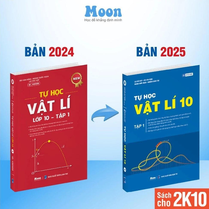 Tự Học Vật Lý Lớp 10 - Tập 1 - Moonbook Tự Học Vật Lý Lớp 10 - Tập 1 - Moonbook