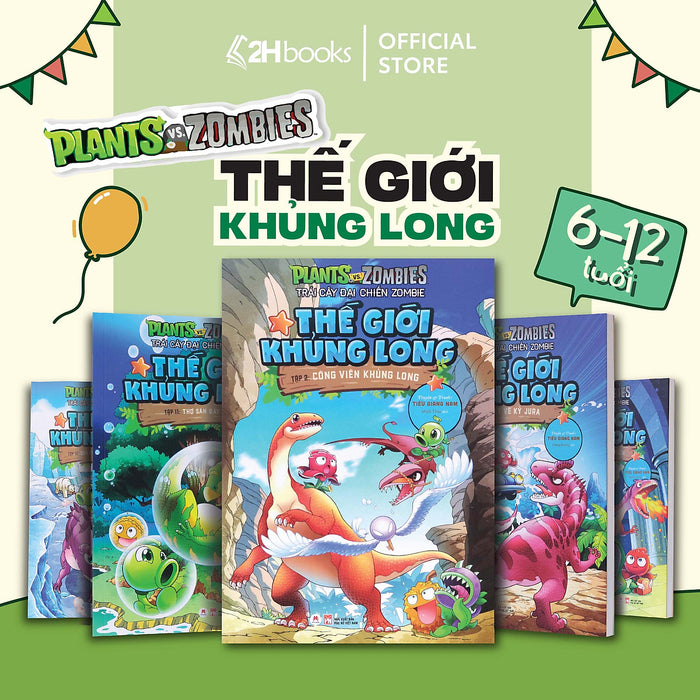Sách Plants Vs Zombies, Trái Cây Đại Chiến Zombie, Thế Giới Khủng Long, Truyện Tranh Cho Bé, 2Hbooks Sách Plants Vs Zombies, Trái Cây Đại Chiến Zombie, Thế Giới Khủng Long, Truyện Tranh Cho Bé, 2Hbooks