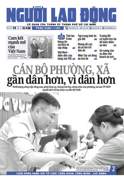 Nhật Báo Người Lao Động Từ Ngày 07-07-2025 Đến 13-07-2025