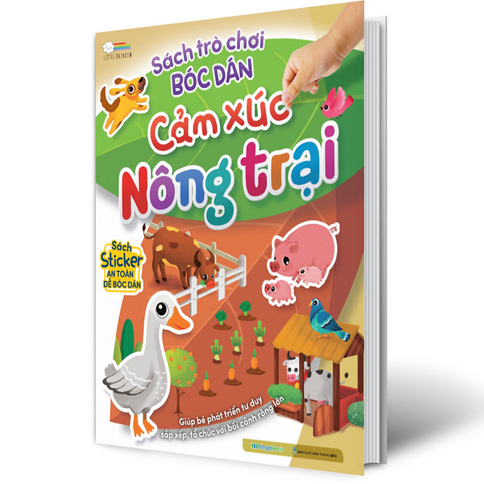 Sách Trò Chơi Bóc Dán - Cảm Xúc Nông Trại Sách Trò Chơi Bóc Dán - Cảm Xúc Nông Trại