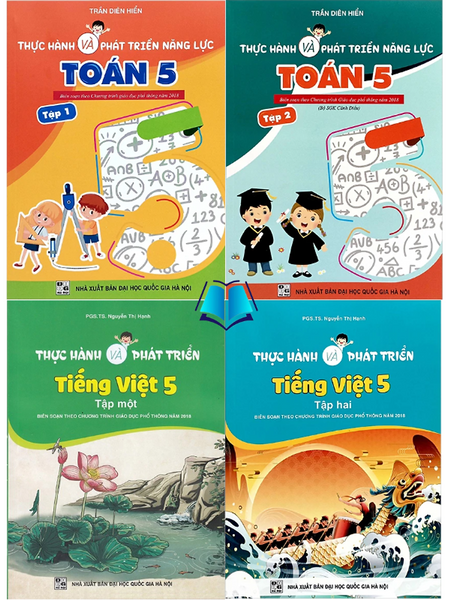 Sách - Thực Hành Và Phát Triển Năng Lực Toán + Tiếng Việt Lớp 5 (Theo Chương Trình Gdpt 2018)