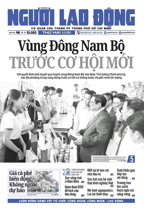 Nhật Báo Người Lao Động Từ Ngày 06-05-2024 Đến 12-05-2024 Nhật Báo Người Lao Động Từ Ngày 06-05-2024 Đến 12-05-2024