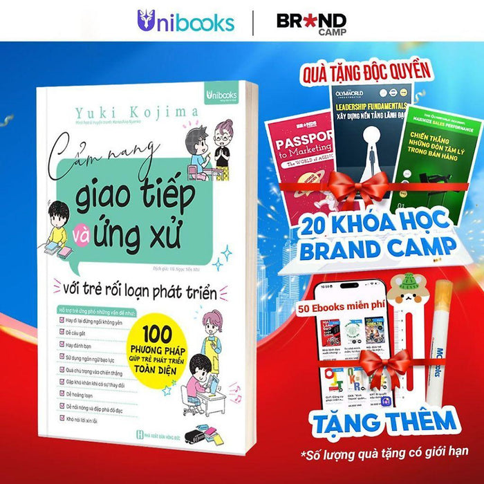 Sách - Cẩm Nang Giao Tiếp Và Ứng Xử Với Trẻ Rối Loạn Phát Triển - Unibooks Sách - Cẩm Nang Giao Tiếp Và Ứng Xử Với Trẻ Rối Loạn Phát Triển - Unibooks