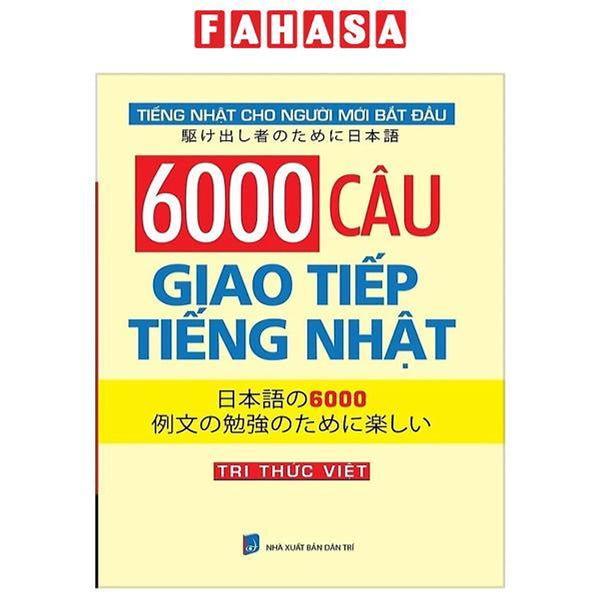 Sách - 6000 Câu Giao Tiếp Tiếng Nhật