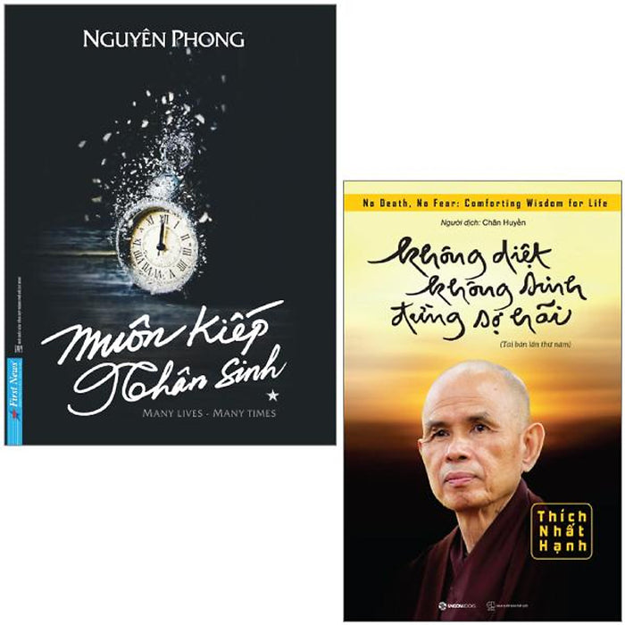 Combo Sách Muôn Kiếp Nhân Sinh Tập 1 + Không Diệt Không Sinh Đừng Sợ Hãi (Bộ 2 Cuốn) Combo Sách Muôn Kiếp Nhân Sinh Tập 1 + Không Diệt Không Sinh Đừng Sợ Hãi (Bộ 2 Cuốn)