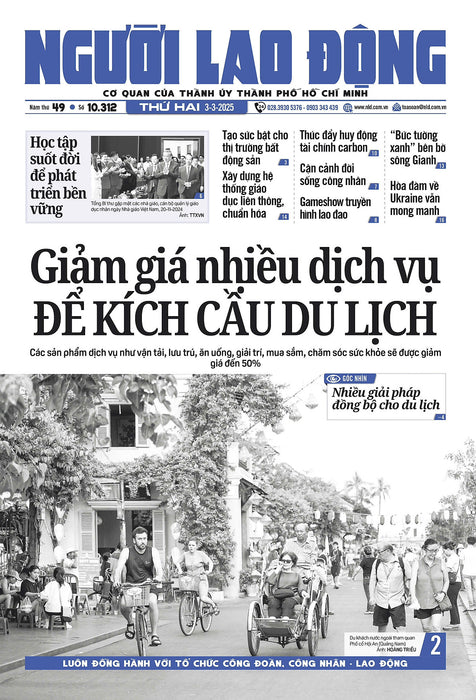 Nhật Báo Người Lao Động Từ Ngày 03-03-2025 Đến 09-03-2025 Nhật Báo Người Lao Động Từ Ngày 03-03-2025 Đến 09-03-2025