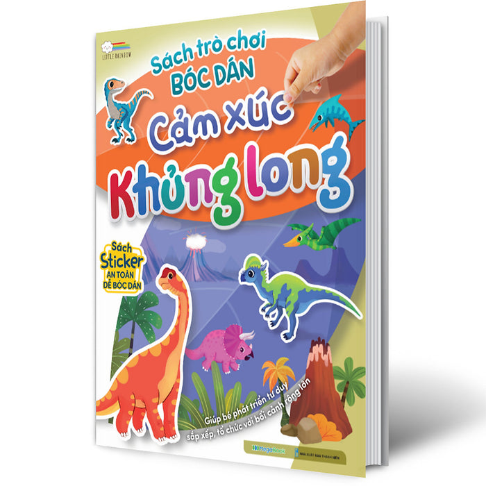 Sách Trò Chơi Bóc Dán - Cảm Xúc Khủng Long Sách Trò Chơi Bóc Dán - Cảm Xúc Khủng Long