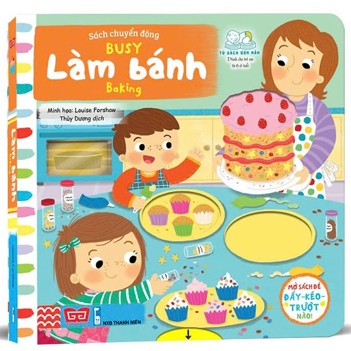 Sách Chuyển Động - Busy - Baking - Làm Bánh Sách Chuyển Động - Busy - Baking - Làm Bánh