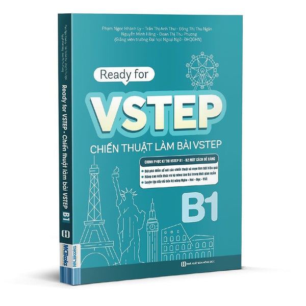 Ready For Vstep - Chiến Thuật Làm Bài Vstep B1 – Giảng Viên Trường Đại Học Ngoại Ngữ-Đhqghn – Bizbooks - Nxb Hồng Đức