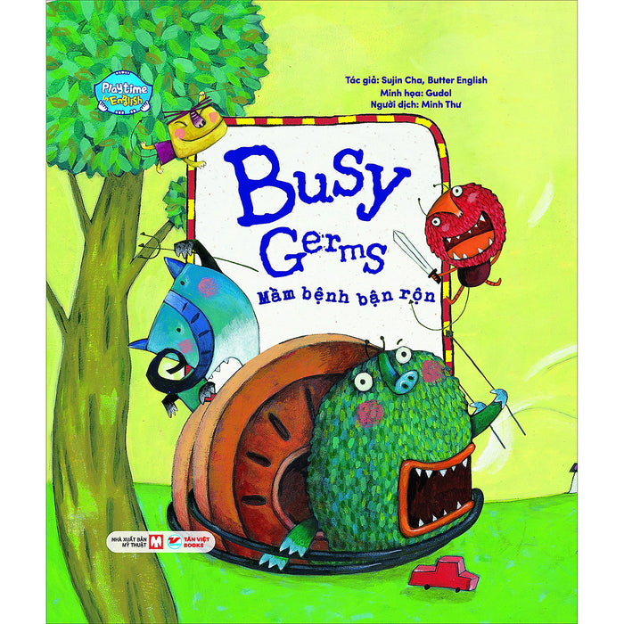 Mầm Bệnh Bận Rộn - Busy Germs - Playtime In English. Level 2 Mầm Bệnh Bận Rộn - Busy Germs - Playtime In English. Level 2