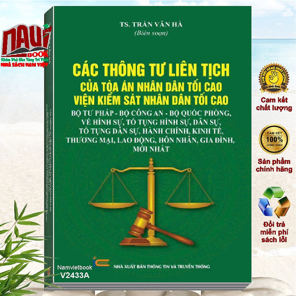 Các Thông Tư Liên Tịch Của Tòa Án Nhân Dân Tối Cao, Vksndtc Về Hình Sự, Tố Tụng Hình Sự, Dân Sự, Tố Tụng Dân Sự