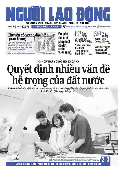 Báo Người Lao Động Từ Ngày 05-05-2025 Đến 11-05-2025