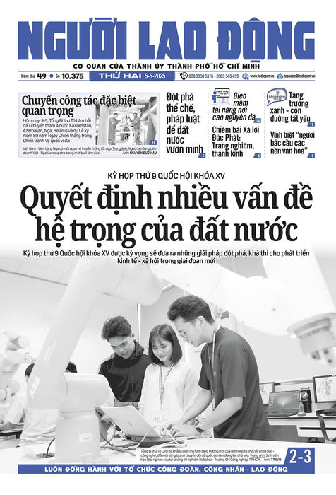 Báo Người Lao Động Từ Ngày 05-05-2025 Đến 11-05-2025 Báo Người Lao Động Từ Ngày 05-05-2025 Đến 11-05-2025