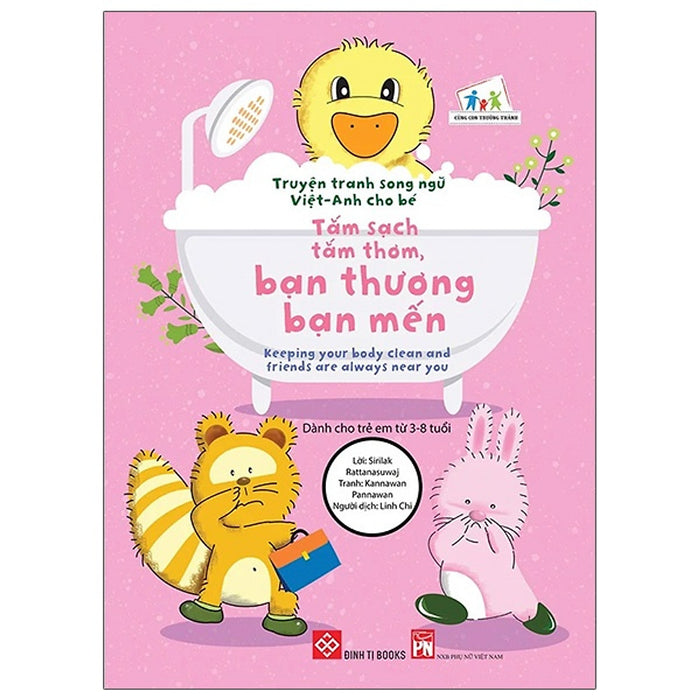 Truyện Tranh Song Ngữ Việt - Anh Cho Bé - Keeping Your Body Clean And Friends Are Always Near You - Tắm Sạch Tắm Thơm, Bạn Thương Bạn Mến Truyện Tranh Song Ngữ Việt - Anh Cho Bé - Keeping Your Body Clean And Friends Are Always Near You - Tắm Sạch Tắm Thơm, Bạn Thương Bạn Mến