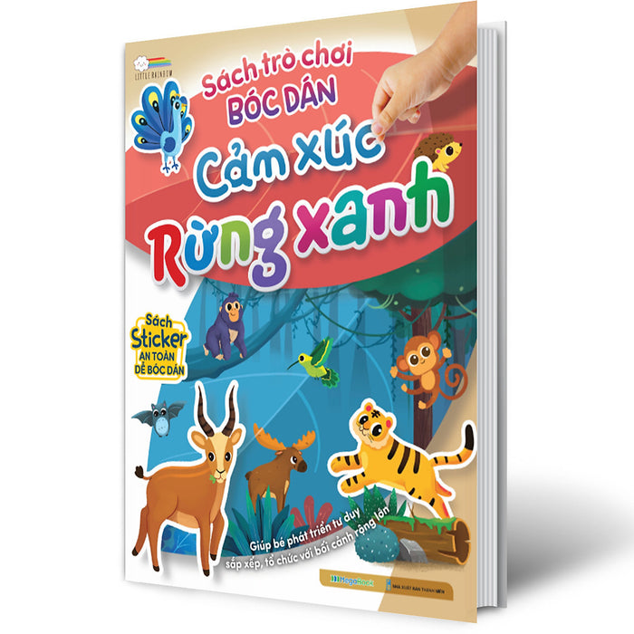 Sách Trò Chơi Bóc Dán - Cảm Xúc Rừng Xanh Sách Trò Chơi Bóc Dán - Cảm Xúc Rừng Xanh