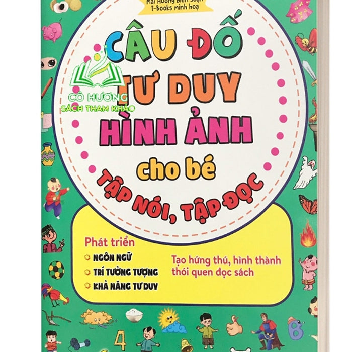 Sách - Câu Đố Tư Duy Hình Ảnh Cho Bé Tập Nói, Tập Đọc Sách - Câu Đố Tư Duy Hình Ảnh Cho Bé Tập Nói, Tập Đọc