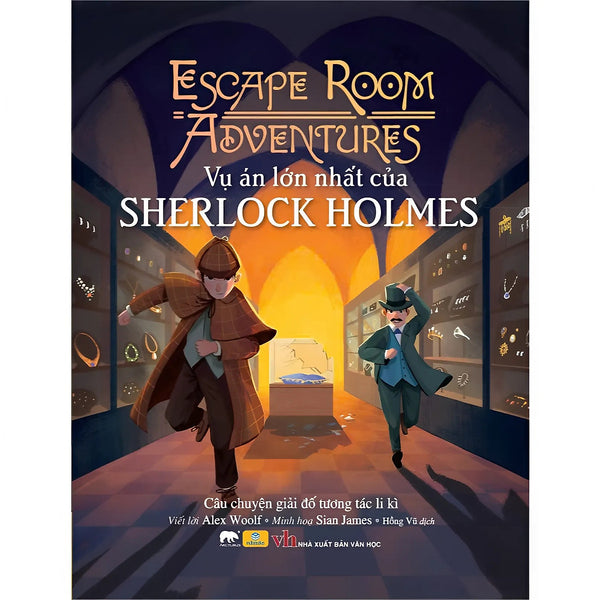 Sách - Vụ Án Lớn Nhất Của Shelock Holmes - Escape Room Adventures - Ndbooks