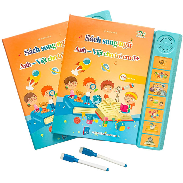 Phiên Bản Mới Sách Nói Điện Tử Song Ngữ Anh Việt Cho Bé Trên 3 Tuổi