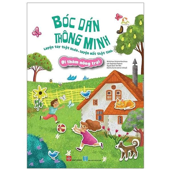 Sách Bóc Dán Thông Minh Luyện Tay Thật Khéo, Luyện Mắt Thật Tinh - Đi Thăm Nông Trại