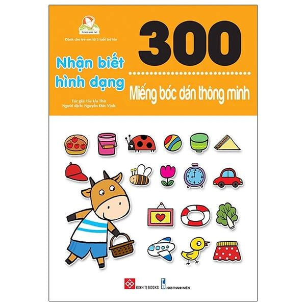 Sách 300 Miếng Bóc Dán Thông Minh - Nhận Biết Hình Dạng