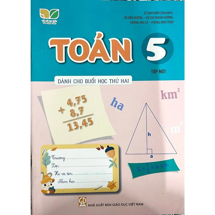 Sách - Toán 5 Dành Cho Buổi Học Thứ Hai  - Kết Nối - Gd Sách - Toán 5 Dành Cho Buổi Học Thứ Hai  - Kết Nối - Gd
