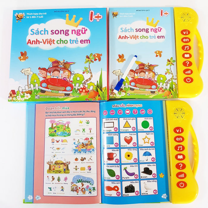 Sách Điện Tử Song Ngữ Anh - Việt Cho Bé 1-7 Tuổi, Giúp Bé Thông Minh Học Tốt Tiếng Anh, Phiên Bản Mới Nhất Sách Điện Tử Song Ngữ Anh - Việt Cho Bé 1-7 Tuổi, Giúp Bé Thông Minh Học Tốt Tiếng Anh, Phiên Bản Mới Nhất
