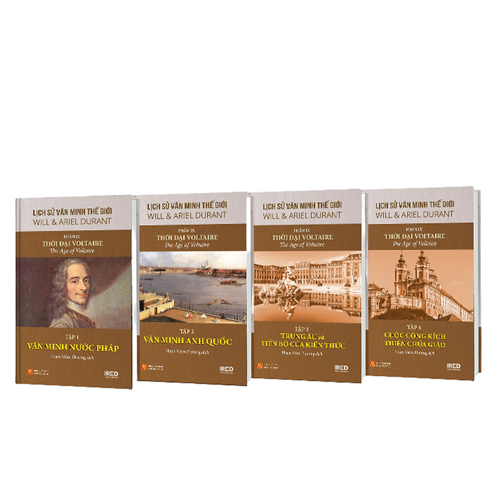 Lịch Sử Văn Minh Thế Giới - Phần Ix - Thời Đại Voltaire (Bộ 4 Cuốn) Lịch Sử Văn Minh Thế Giới - Phần Ix - Thời Đại Voltaire (Bộ 4 Cuốn)