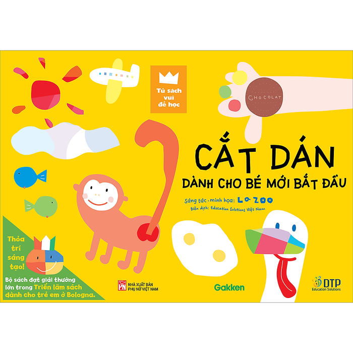 Cắt Dán Dành Cho Bé Mới Bắt Đầu - Tủ Sách Vui Để Học Cắt Dán Dành Cho Bé Mới Bắt Đầu - Tủ Sách Vui Để Học