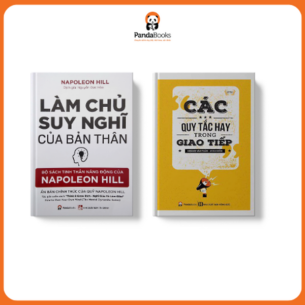 Combo 2 Cuốn Các Quy Tắc Hay Trong Giao Tiếp + Làm Chủ Suy Nghĩ Của Bản Thân