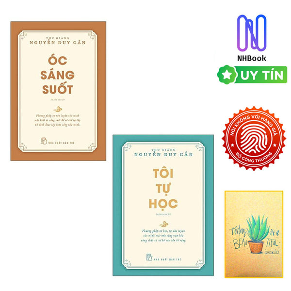 Combo 2 Cuốn : Óc Sáng Suốt + Tôi Tự Học ( Tái  Bản 2021)