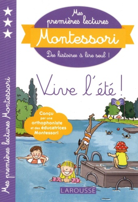 Sách Tập Đọc  Tiếng Pháp - Mes Premieres Lectures Montessori Niveau 3, Vive L'Éte ! Sách Tập Đọc  Tiếng Pháp - Mes Premieres Lectures Montessori Niveau 3, Vive L'Éte !