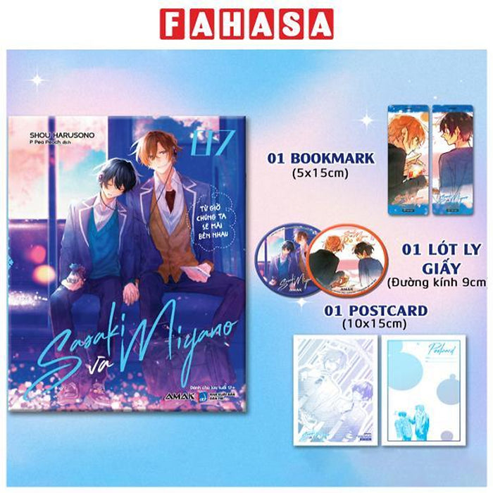 Sasaki Và Miyano - Tập 7 - Tặng Kèm Bookmark + Postcard 2 Mặt + Lót Ly 2 Mặt Sasaki Và Miyano - Tập 7 - Tặng Kèm Bookmark + Postcard 2 Mặt + Lót Ly 2 Mặt