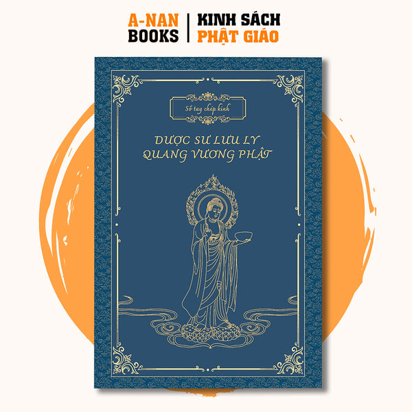 Sách - Vở Chép Kinh Dược Sư, Sổ Chép Kinh Dược Sư In Chữ Mờ Loại Cao Cấp Dày Dặn ( Tặng Kèm Bút Viết) - Anan Books