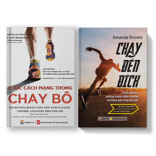 Sách Pandabooks Combo 2 Cuốn Chạy Đến Đích +Cuộc Cách Mạng Trong Chạy Bộ
